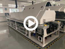 8 Zones Nitrogen SMT Reflow Oven KTR 800-N