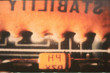 Figure 1: The lead-to-hole ratio here was excessive Figure 1: The lead-to-hole ratio here was excessive